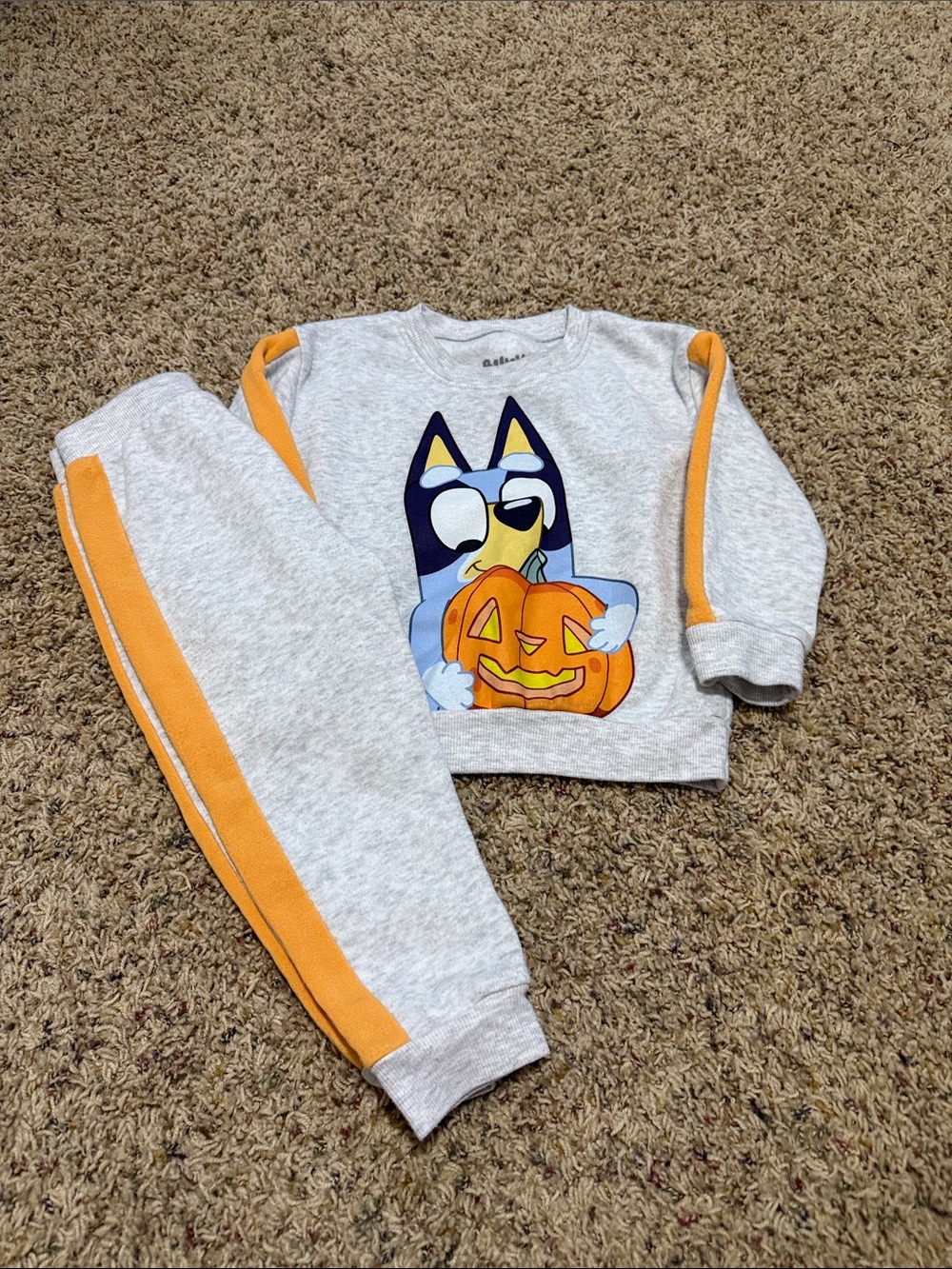 Halloween Bluey sweatsuit set